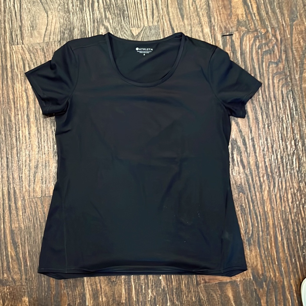 Athleta Black Tee Size S